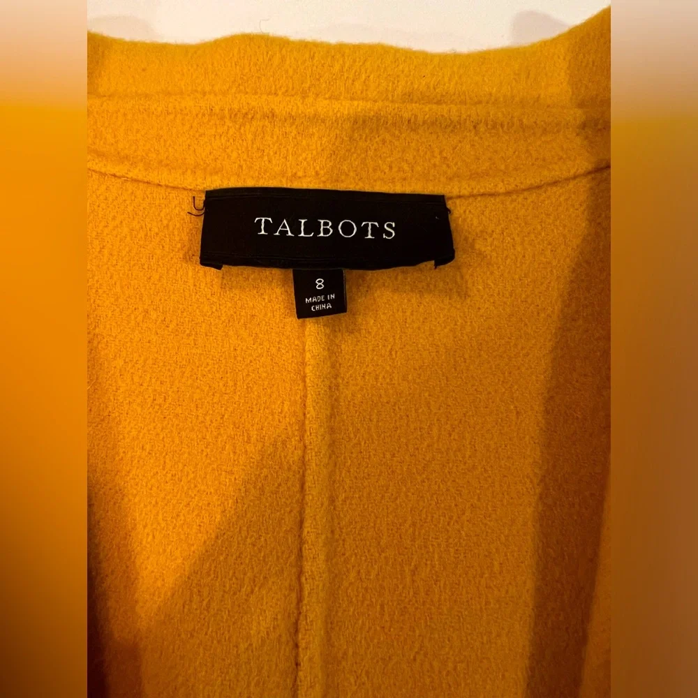 Talbots Double Faced Wool Coat - Picture 3 of 8